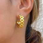 Set Of 3: Alloy Stud Earring