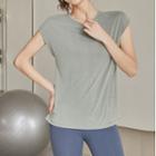 Short-sleeve Twist-back Sports T-shirt