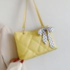 Bow Quilted Crossbody Bag