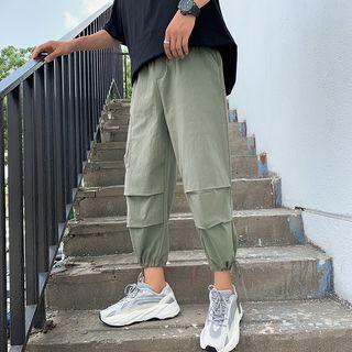 Plain Tiered Jogger Pants