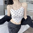 Halter Strapped Small Suspender / Cardigan / High-waist Pants