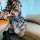 Checker Wool Coat