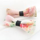 Sweet Chiffon Little Bow Hair Pin 2 Pieces One Size