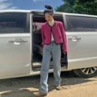 [more Jean] Frayed Wide-leg Jeans