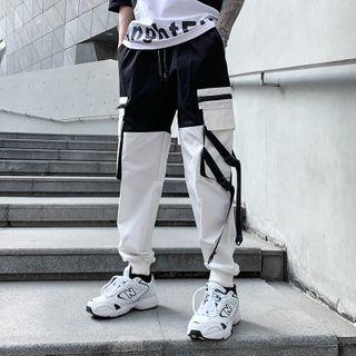 Two-tone Pants
