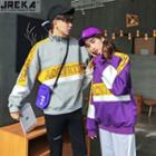 Couple Half-zip Colorblock Pullover