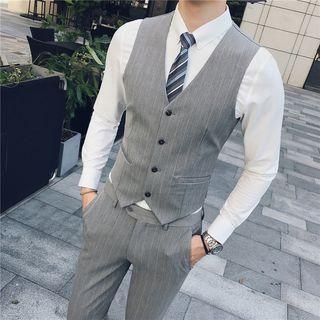 Set: Slim Fit Vest + Pants
