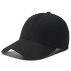 Plain Baseball Cap Black - One Size