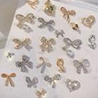 Bow Rhinestone Alloy Nail Art Decoration