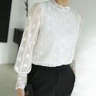 Laced Overlay Blouse