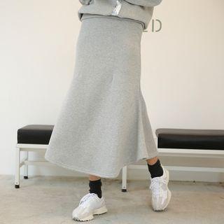 Band-waist Napped Mermaid Skirt