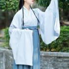 Traditional Chinese Set: Long-sleeve Top + Maxi Skirt + Sash