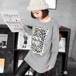 Graphic Brushed Sweatshirt