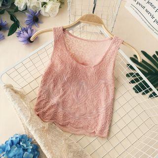 Sequined Sleeveless Top