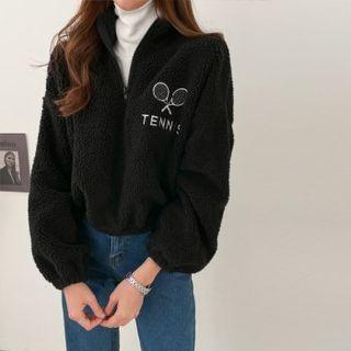 Tennis Embriodered Dumble Anorak Sweatshirt