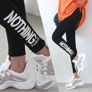 Nothing Paris Letter Leggings