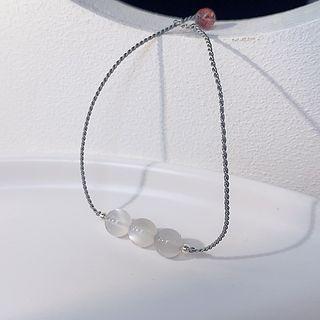 Strawberry Moonstone String Bracelet (various Designs)
