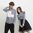 Couple Matching Plaid Shirt / High Waist A-line Skirt