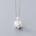 925 Sterling Silver Pig Pendant Necklace S925 Silver - Pig - One Size