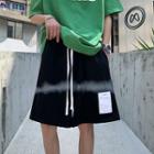 Applique Tie-dye Wide Leg Shorts