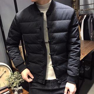 Padded Frog Buttoned Jacket