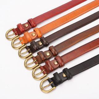 Plain Genuine Leather Belt