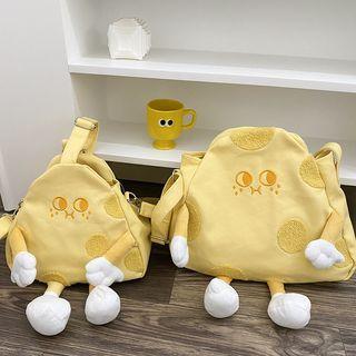 Cheese Embroidered Crossbody Bag (various Designs)