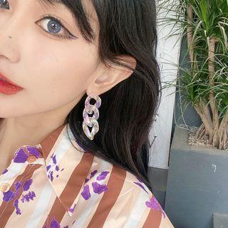 Chunky Chain Transparent Plastic Earring