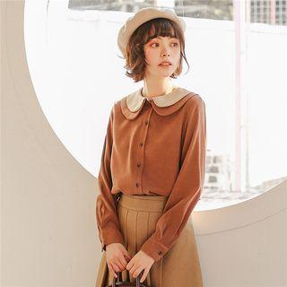 Panel-collar Shirt