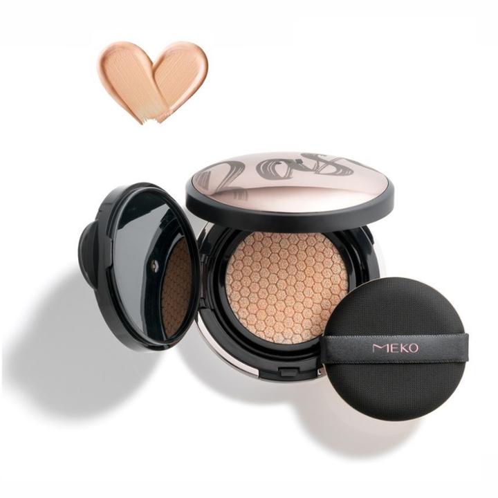 Meko - Sheer Velvet Cushion Foundation Spf10 01 Tang Porcelain White 12g