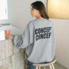 Concept Letter Oversize Sweatshirt