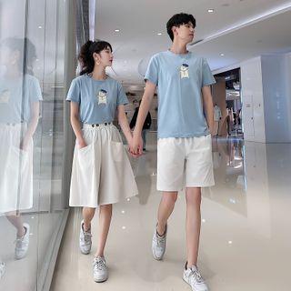 Couple Matching Short-sleeve T-shirt / Shorts / Set