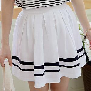 Linen A-line Skirt