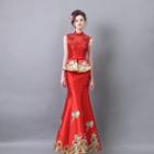 Ancient China Embroidery Evening Gown