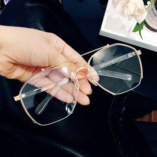 Oversize Polygon Sunglasses