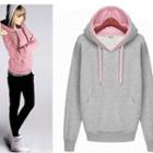 Contrast Hooded Sweatshirt