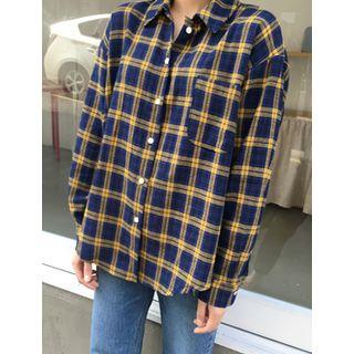 Boxy-fit Check Shirt