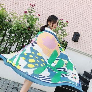 Print Shawl Flower - 180cm X 100cm