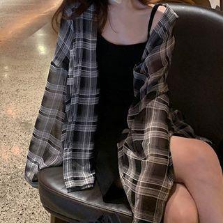 Plaid Light Shirt Jacket