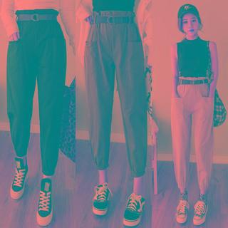 Paperbag Waist Tapered Pants