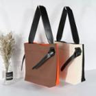 Panel Tote With Pouch
