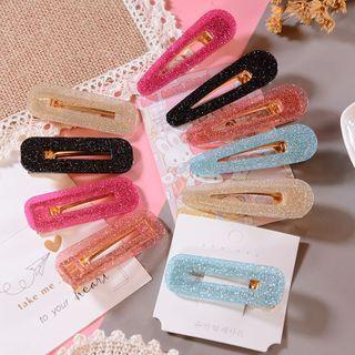 Glitter Hair Clip B0961 - Random Type & Color - One Size