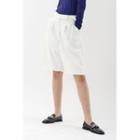 Tie-side Pleated A-line Shorts