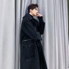 Fringed Loose-fit Long Coat