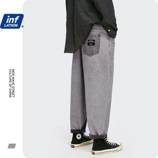 Washedd Colorblock Loose-fit Jeans