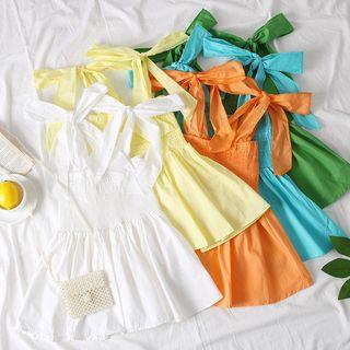 Smocked Halter Top