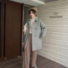 Double-breasted Layered Coat