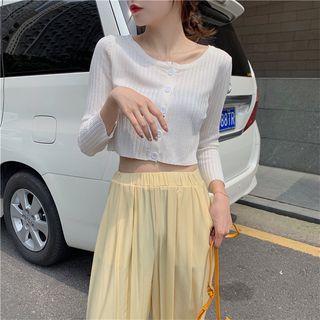 Long-sleeve Knit Top / Harem Pants
