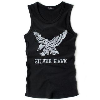 Silver Hawk Print Tank Top