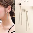 Triangle & Bar Fringed Earring